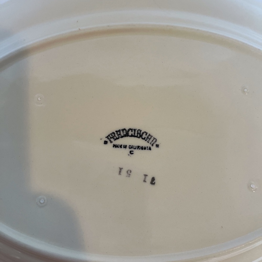 Franciscan Earthenware Platter Apple Pattern - Picture 7 of 9